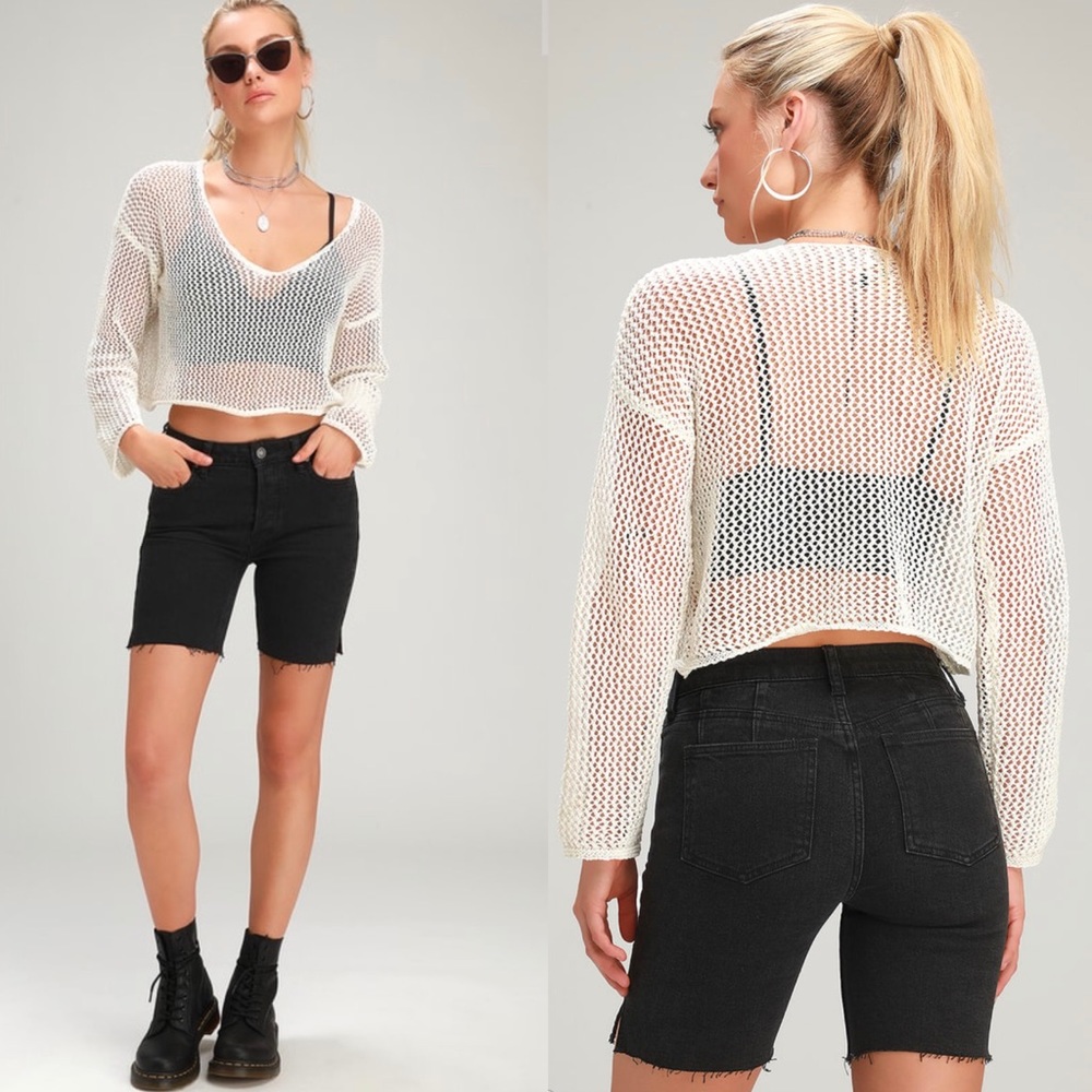 Free People Black Women Shorts Bermudas